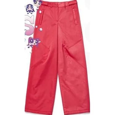 open yy Insulated Wide-Leg Pants