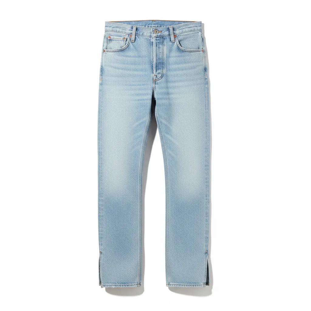 X Levi's 501 Slit Jeans