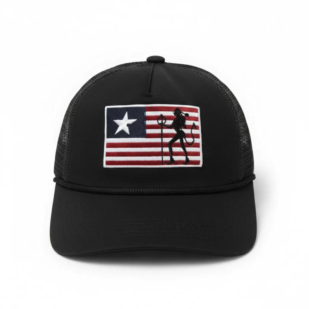 Badlands Flag Trucker Cap Black