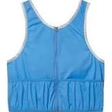 OPEN YY Blue Shirring Vest