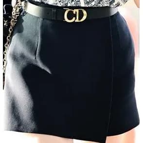 DIOR Skort with CD Button