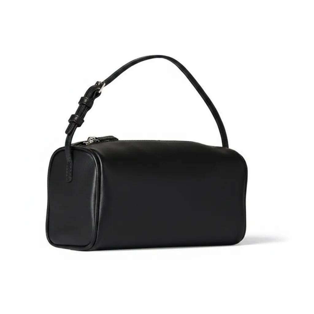 90's Bag in Black Leather