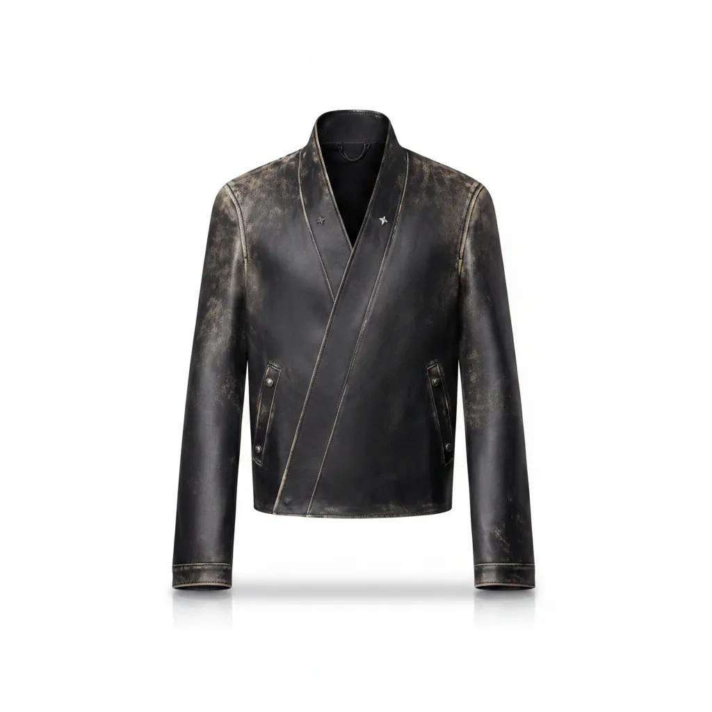 Leather Karate Jacket