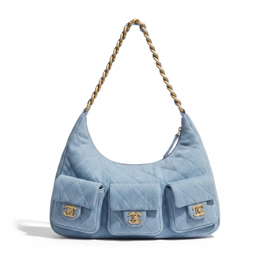 2025 S/S Denim Hobo Bag