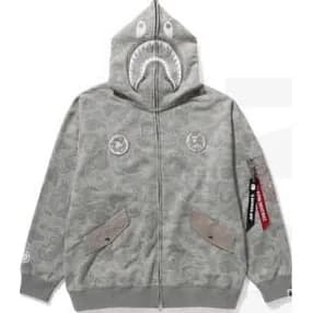 X Alpha Industries Shark Full Zip Hoodie