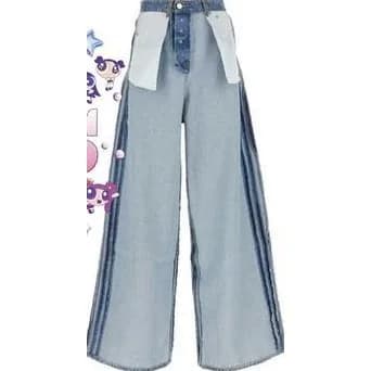 VETEMENTS Blue Inside Out Jeans