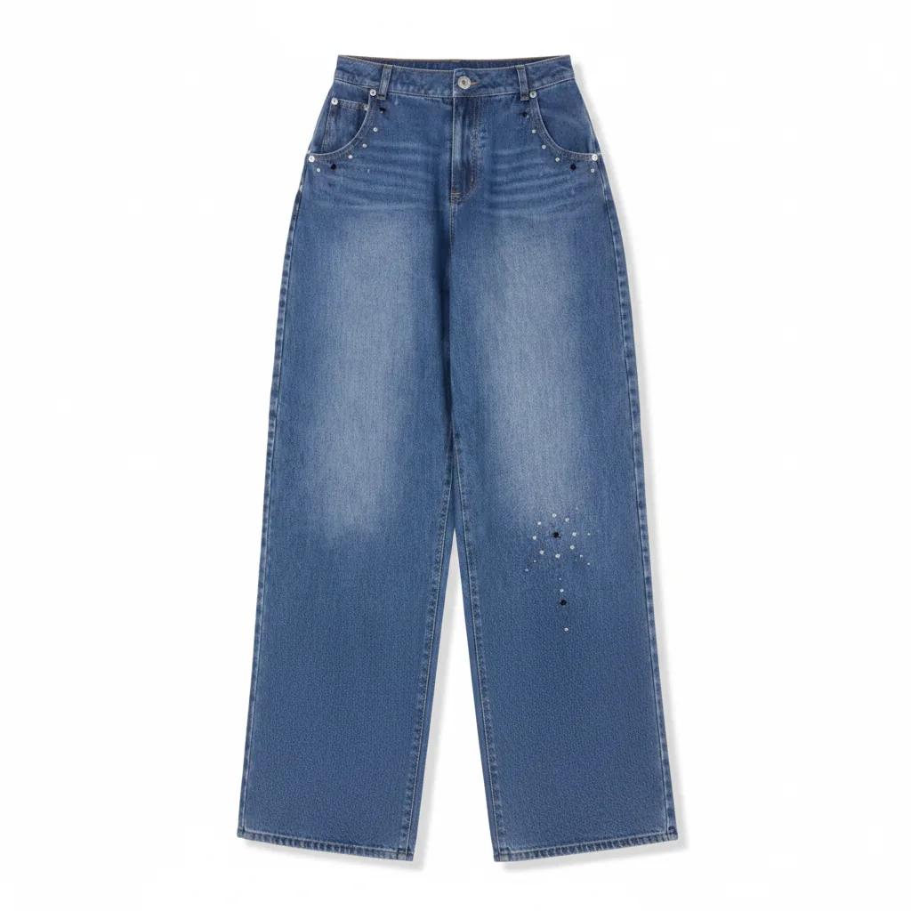 BOHEMIAN DENIM PANTS