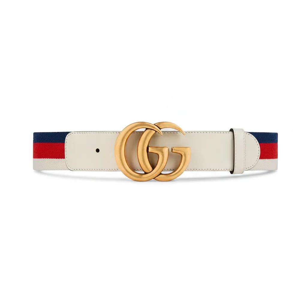 Web Belt with Double G Buckle