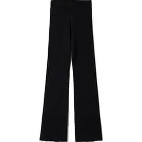 PERVERZE Cotton Rib Line Pants
