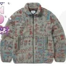thisisneverthat T Sherpa Fleece Jacket Stone