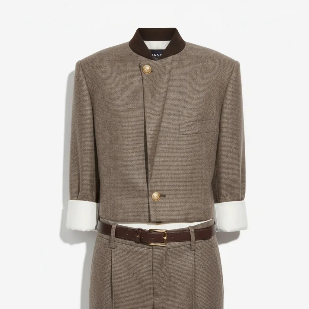 Jacket in Wool Cloth