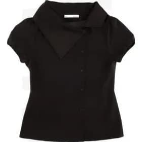 ÖH MY GHOST Drape Collar Blouse