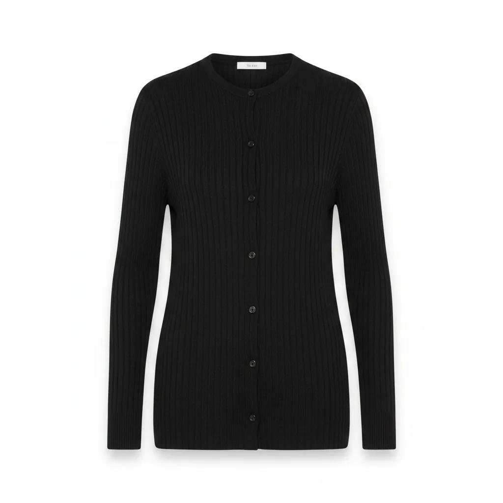 Kanya Wide Rib Crewneck Cardigan