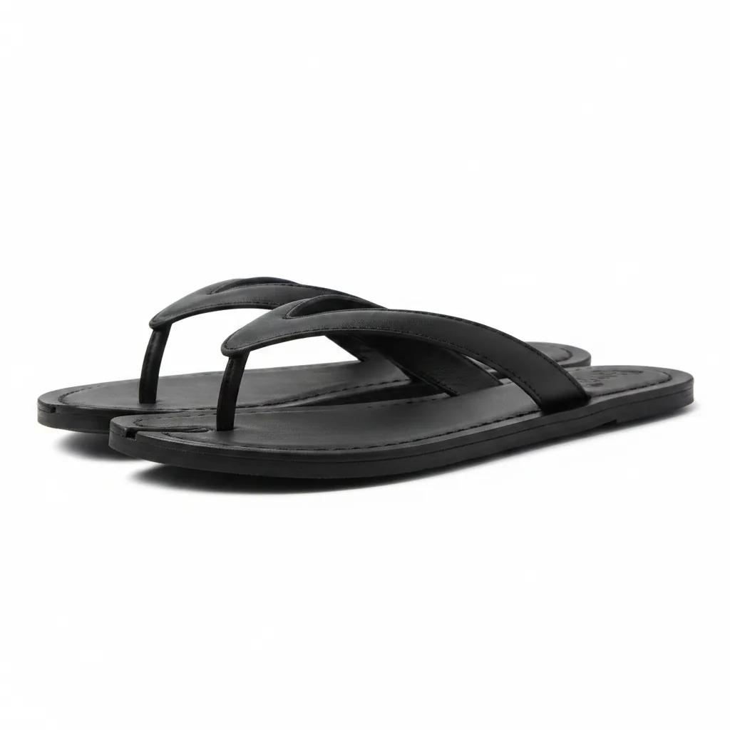 Tabi leather sandals