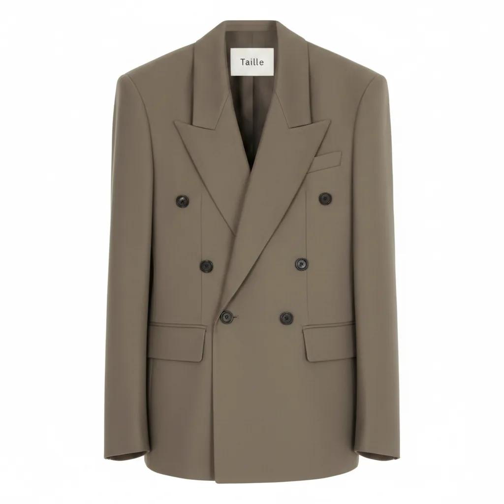 Armand Tailored Jacket in Dark Taupe