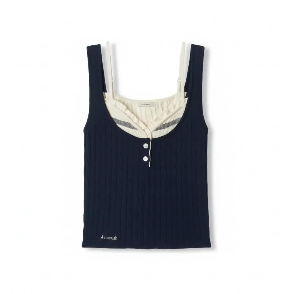 Cable Sleeveless Knit