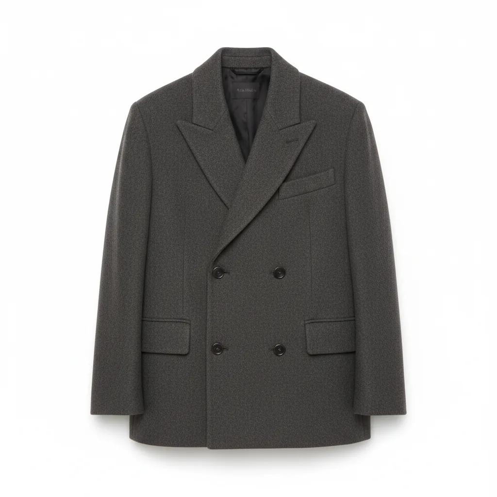 Double Breasted Twill Jacket