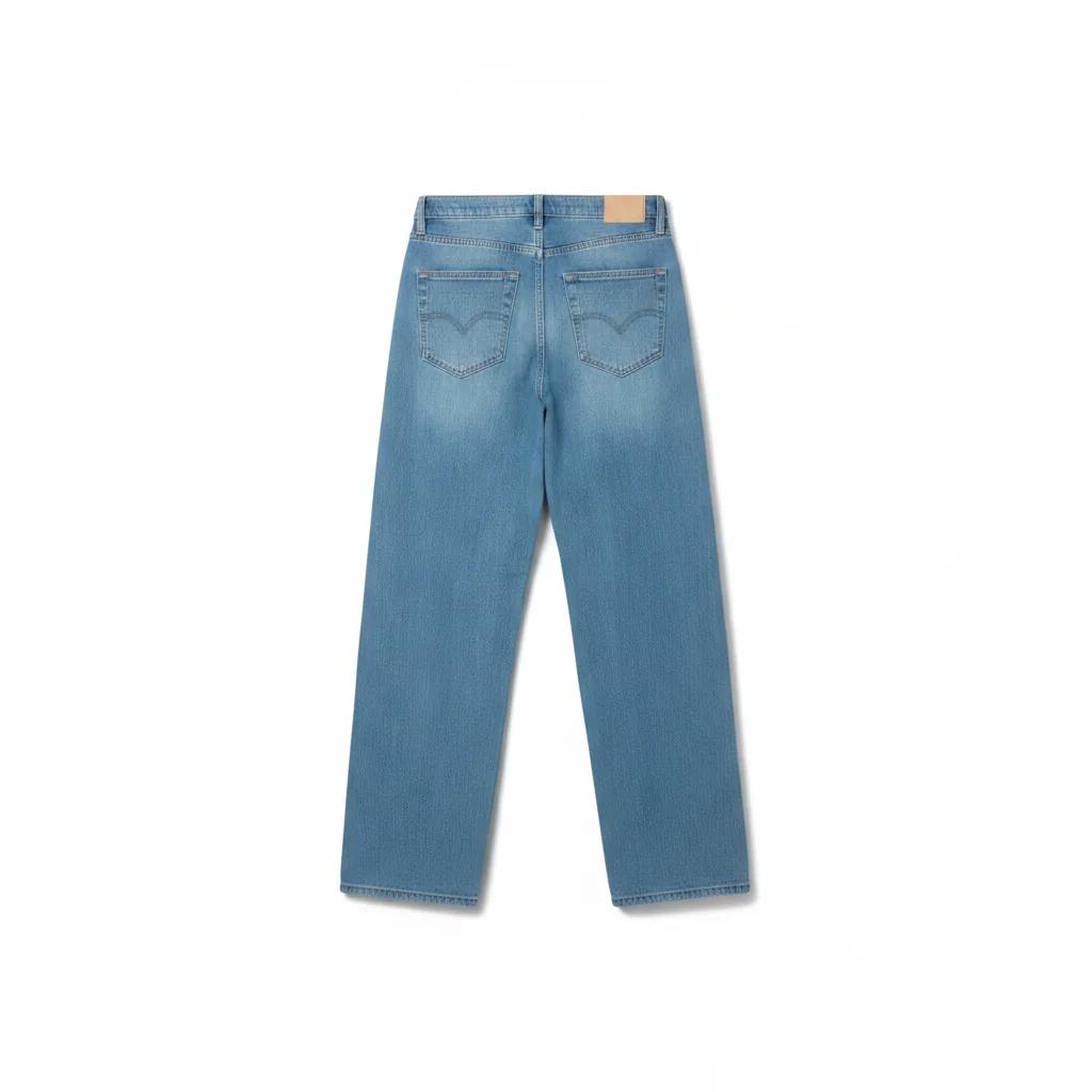 Denim Wide Pants