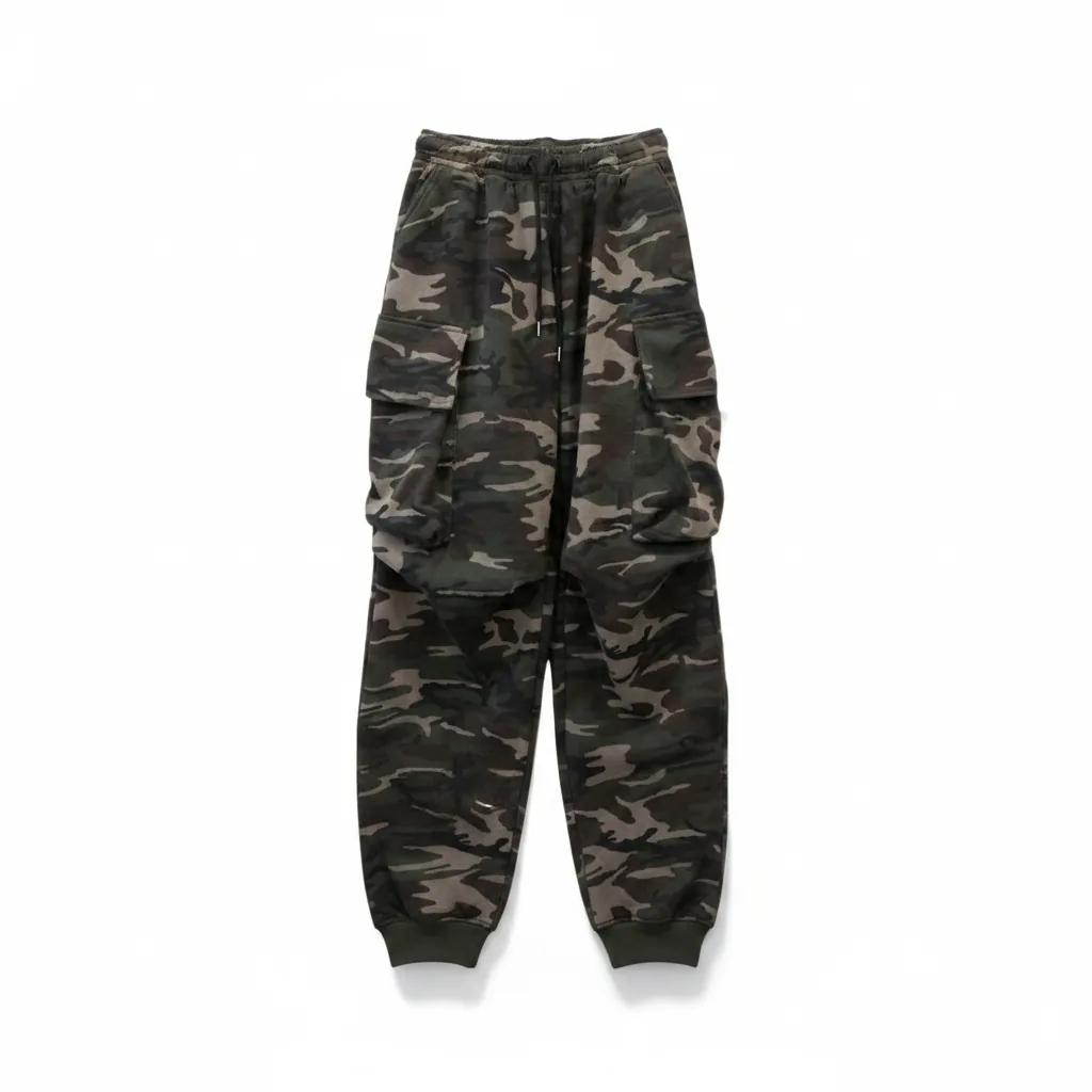Camo Balloon Brushed Sweatpants 3c