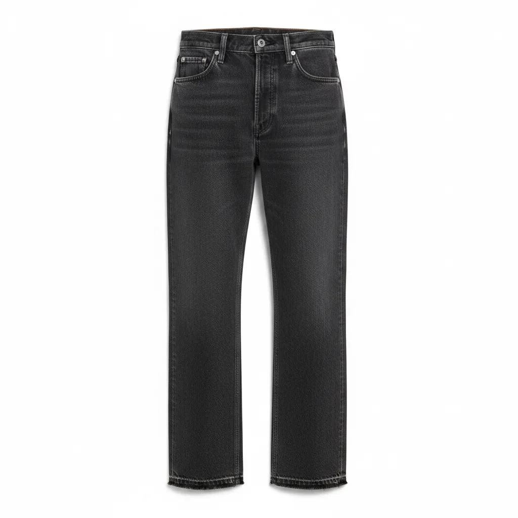 Wesley Jeans In Charcoal Wash Denim