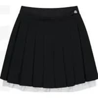 Double Waisted Pleats Skirt