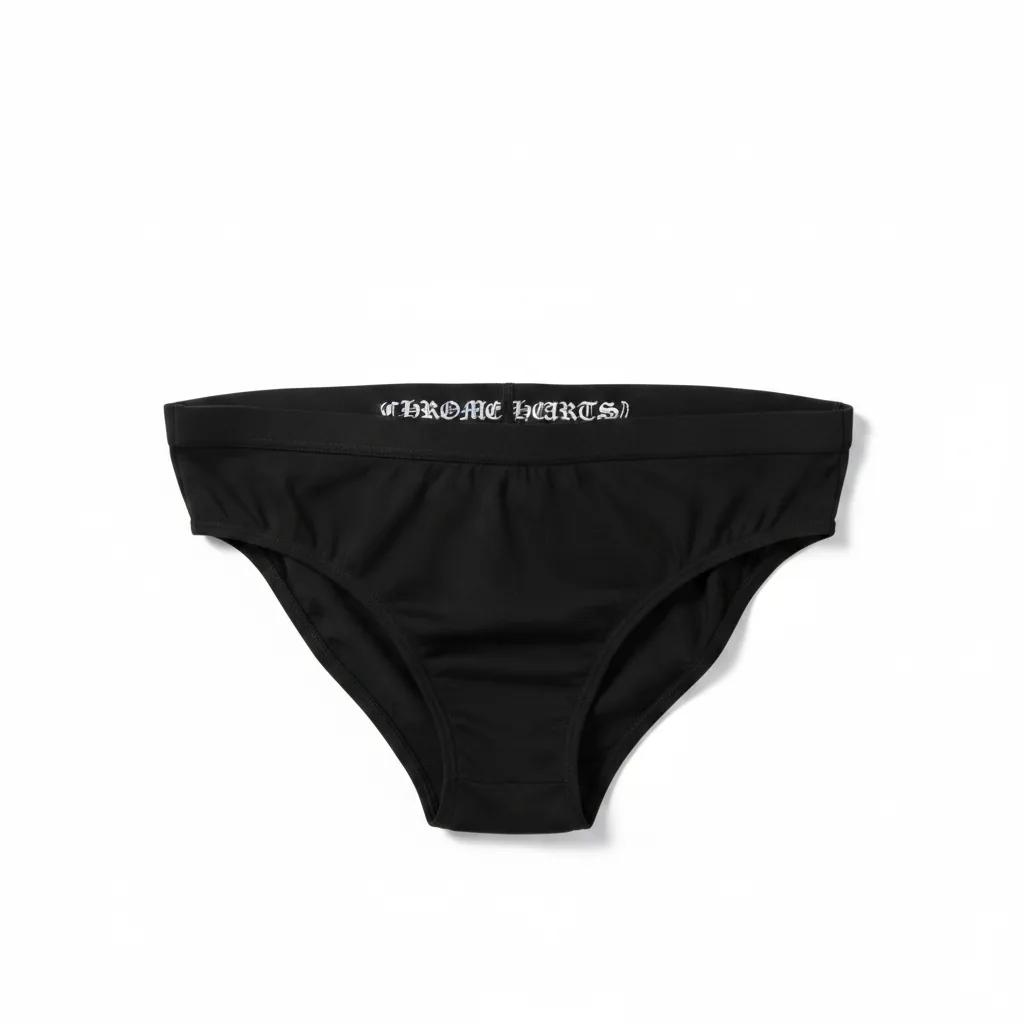 Embroidered Script Underwear