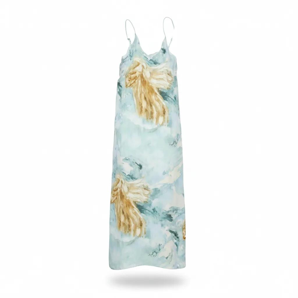 Printed Blouse Dress