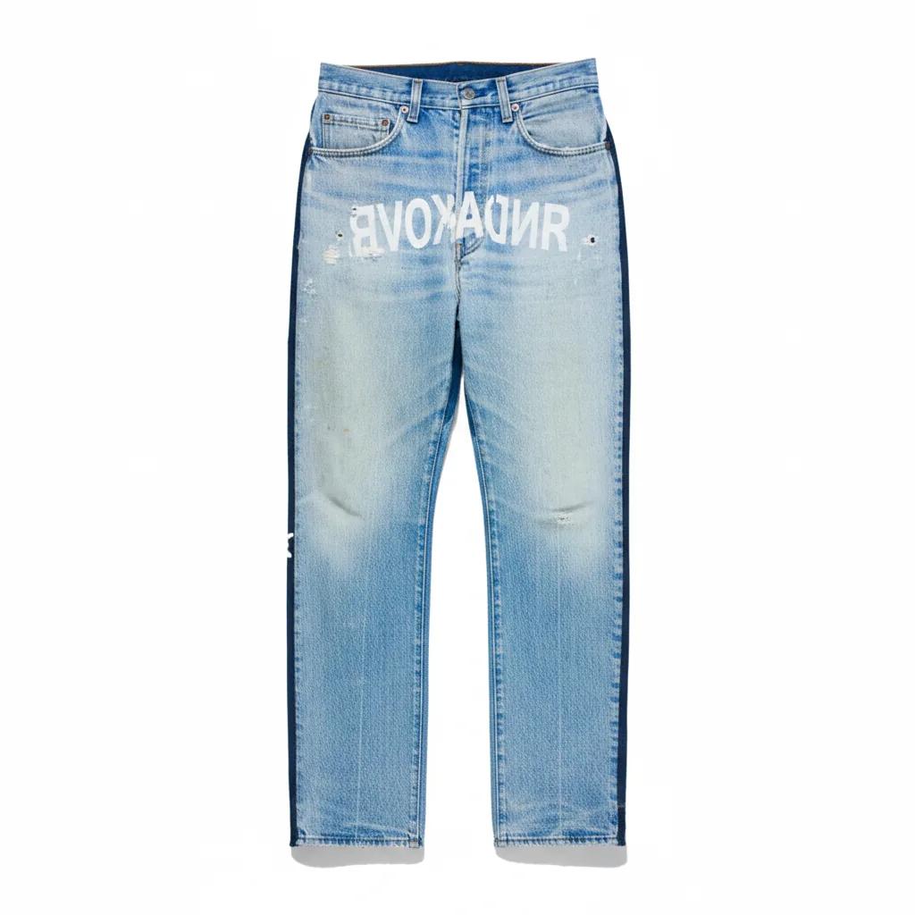 "Undakovr" One-Off Hybrid Jeans