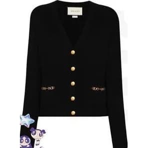 GUCCI Cashmere Cardigan with Horsebit