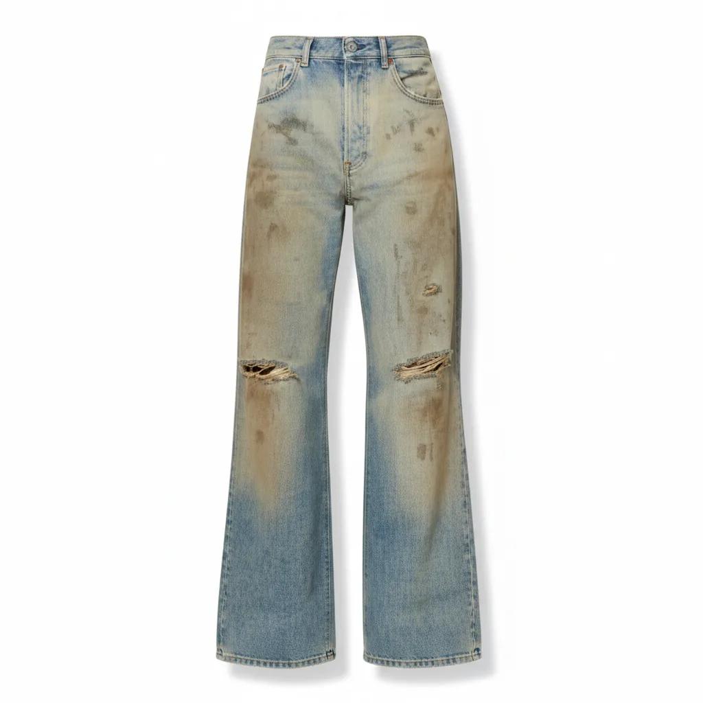 ANNE STUDIOS penicillin distressed relaxed - fit jeans