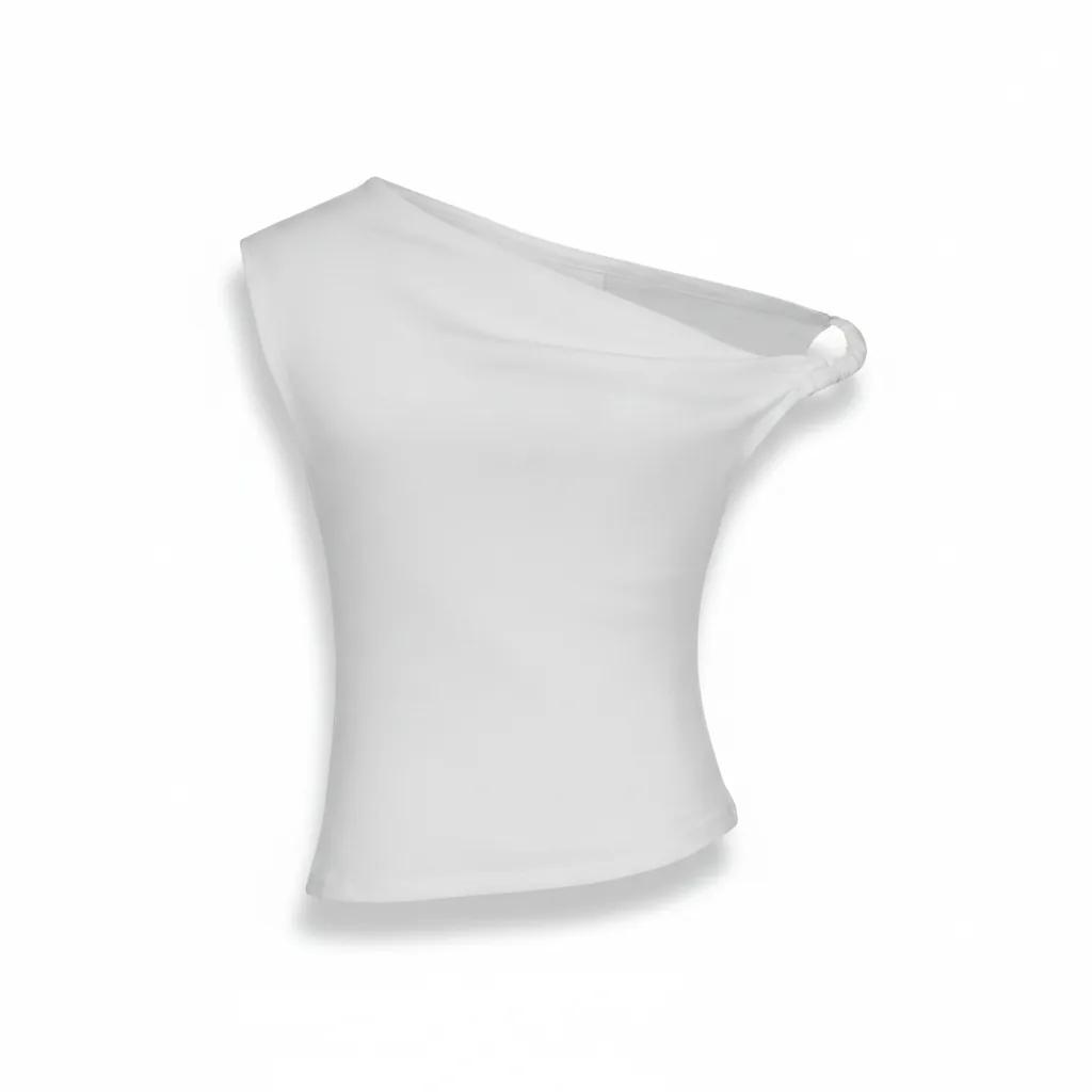 Unbalanced Off Shoulder Top