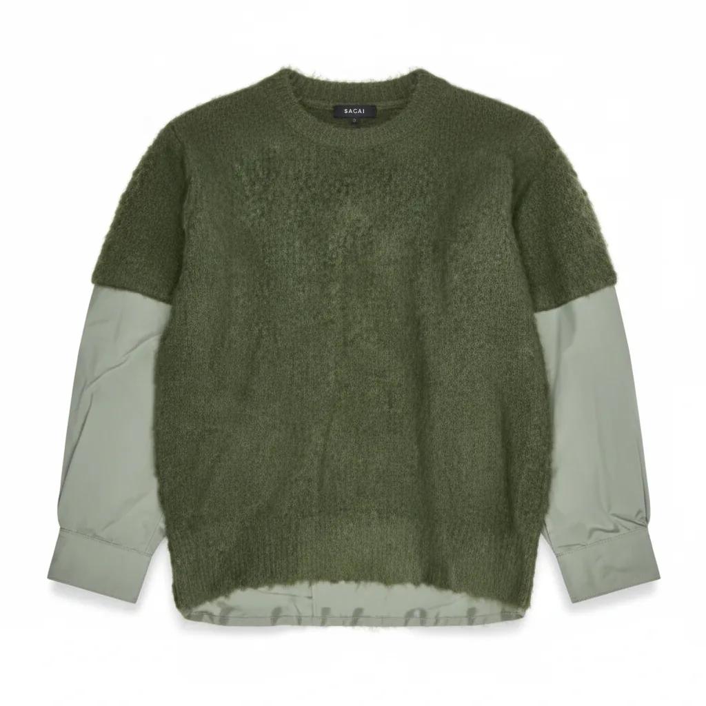 Rip Stop x Knit Pullover