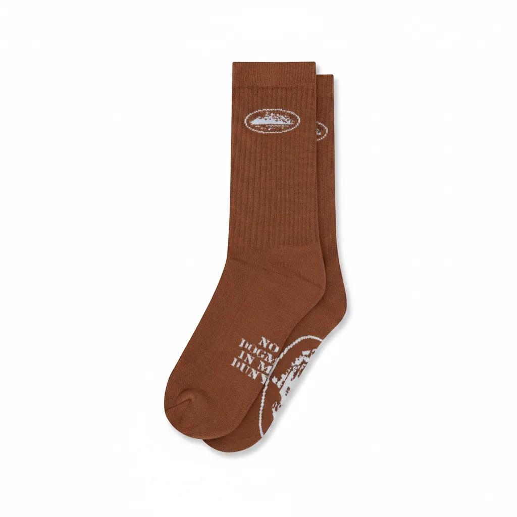 Alcatraz Socks Brown