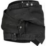 LOADINGROOM Drapery Denim Jacket Skirt