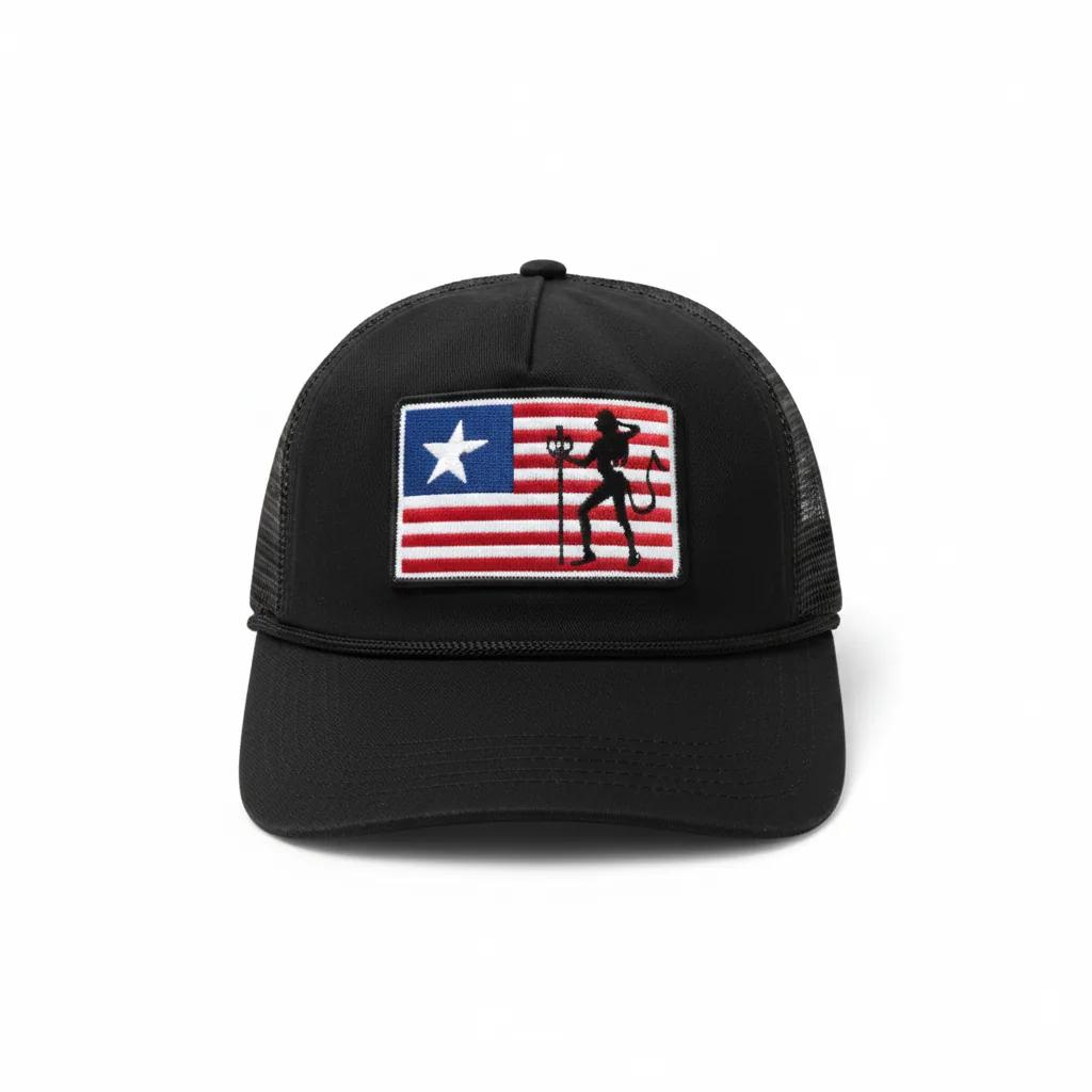 Badlands Flag Trucker Cap Black