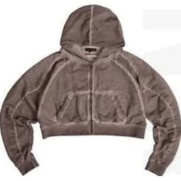 I FEEL LUCKY 'Feel' Crop Hood Zip-Up
