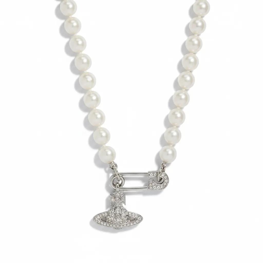Pearl orb necklace