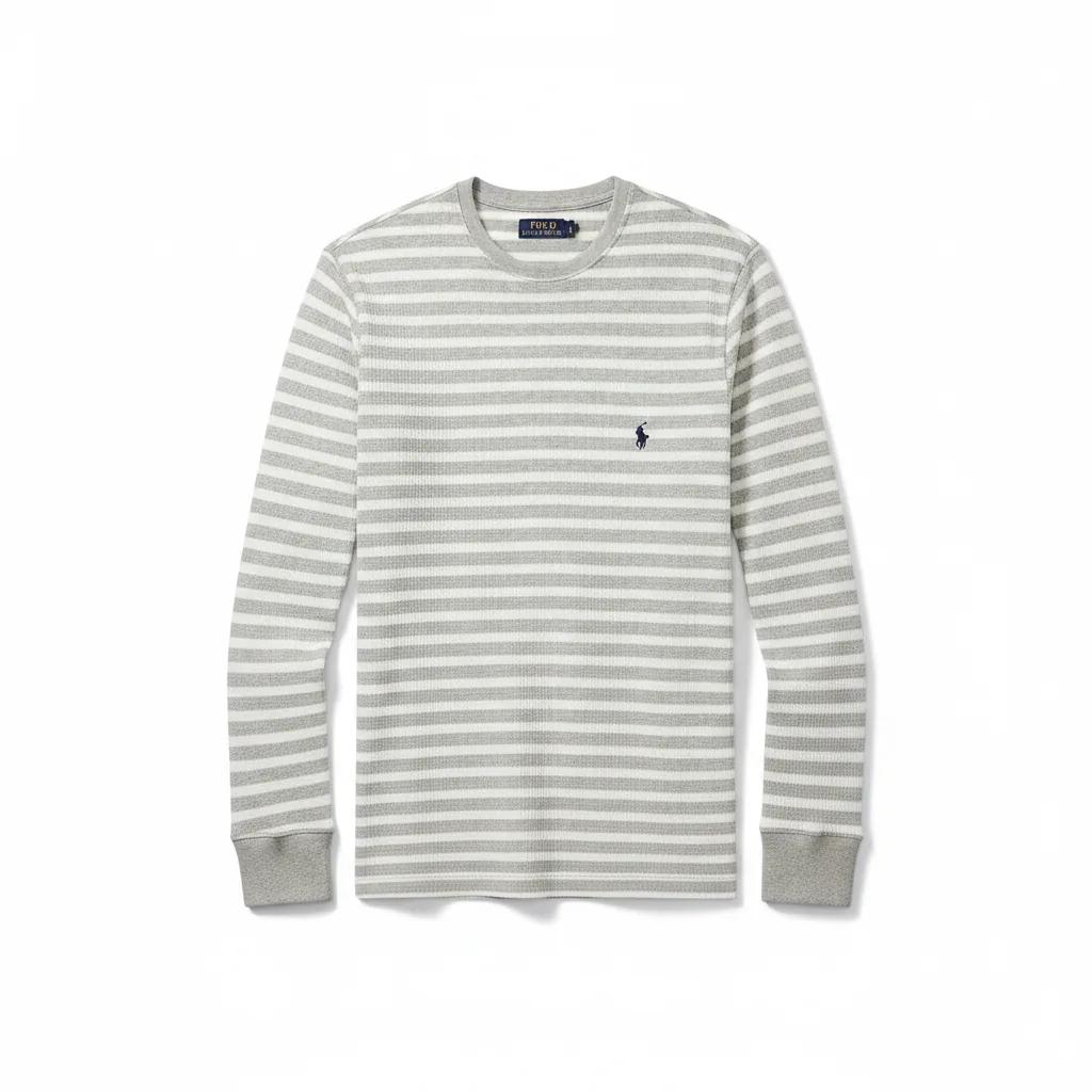Polo Waffle Long-Sleeve