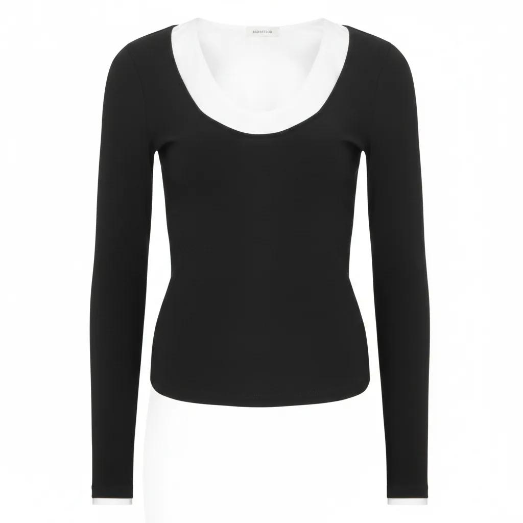 Classic Shirt-Layered Top