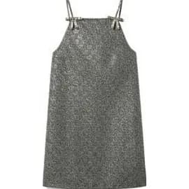 GUCCI Embroidered GG Wool Tweed Mini Dress