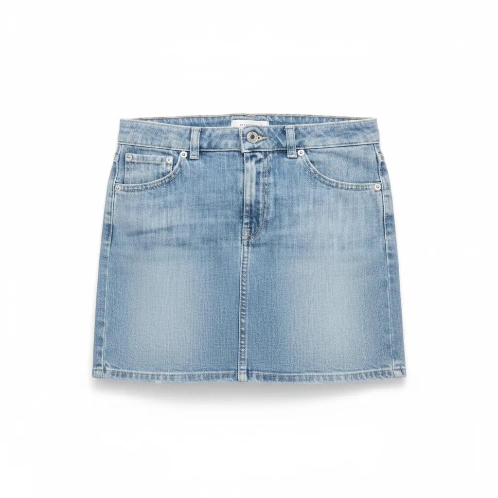 Denim Mini Skirt