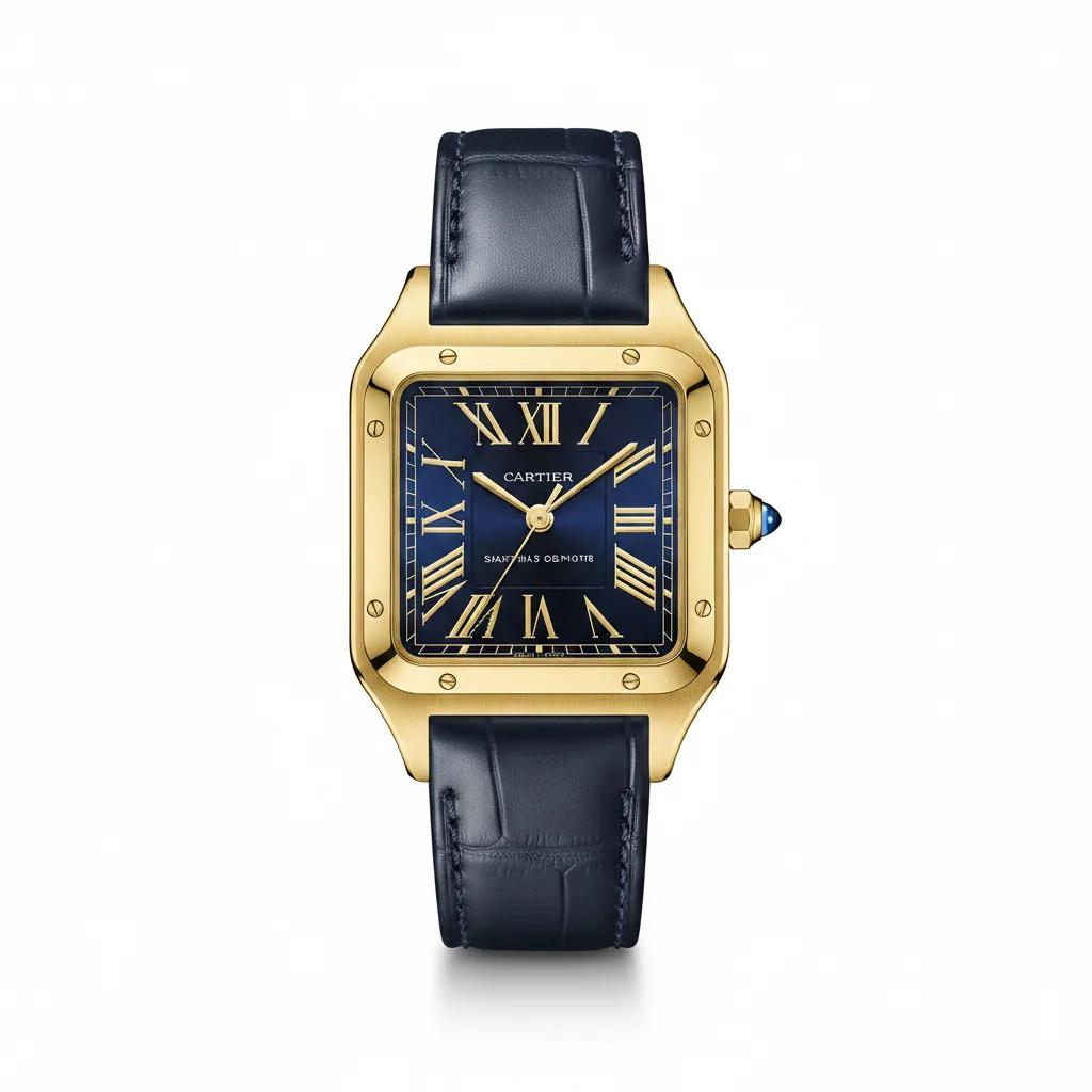Santos-Dumont Watch in 18k Yellow Gold