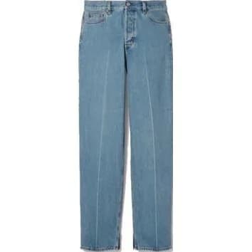 GUCCI Denim Pants with Gucci Label