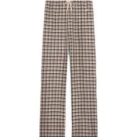 CELINE Pajama Pants in Checkered Silk