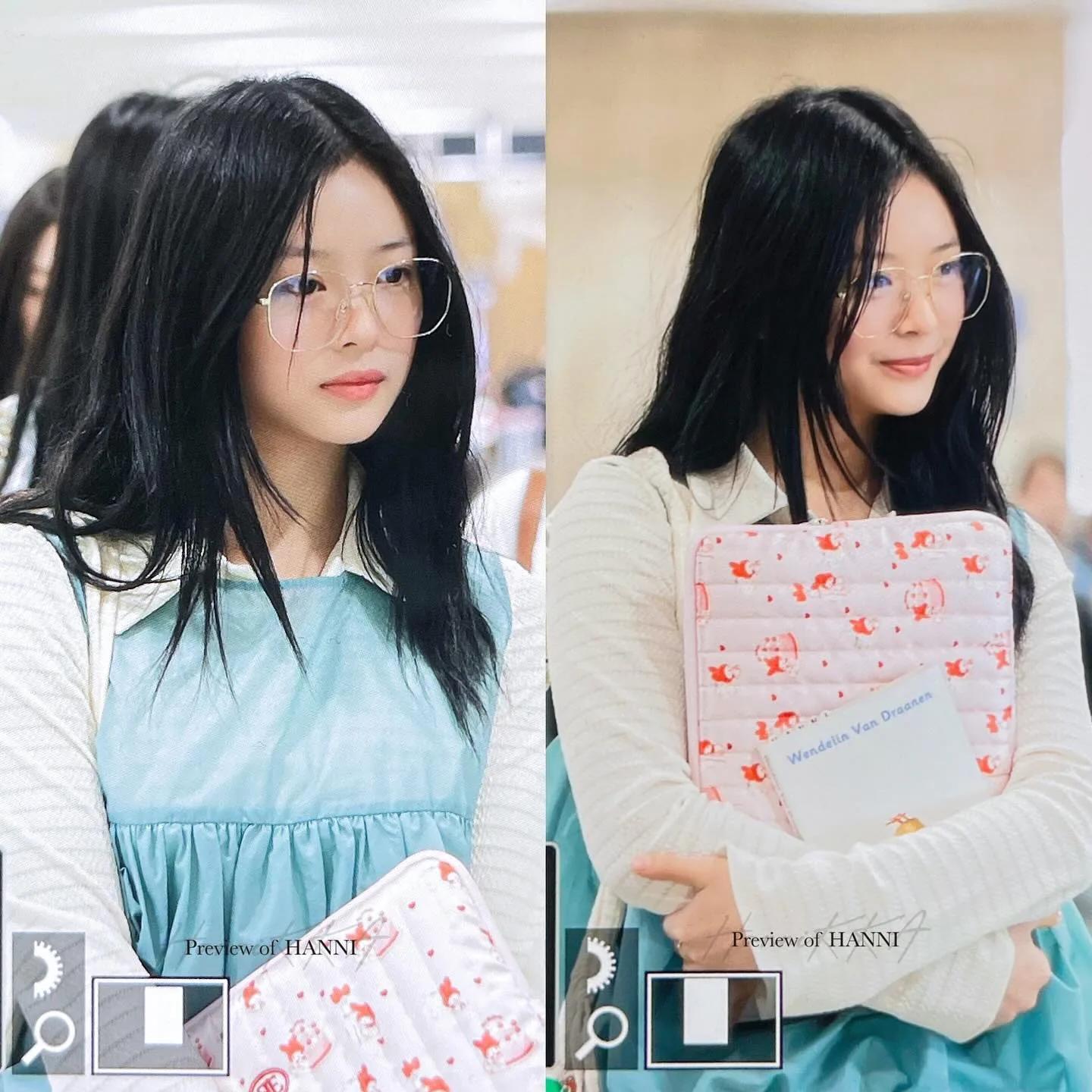 Jisoo casual look with patterned catalog