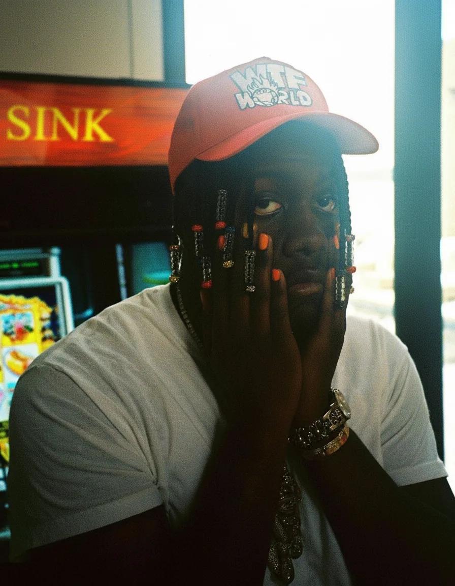 Lil Yachty rocks fresh streetwear vibes today