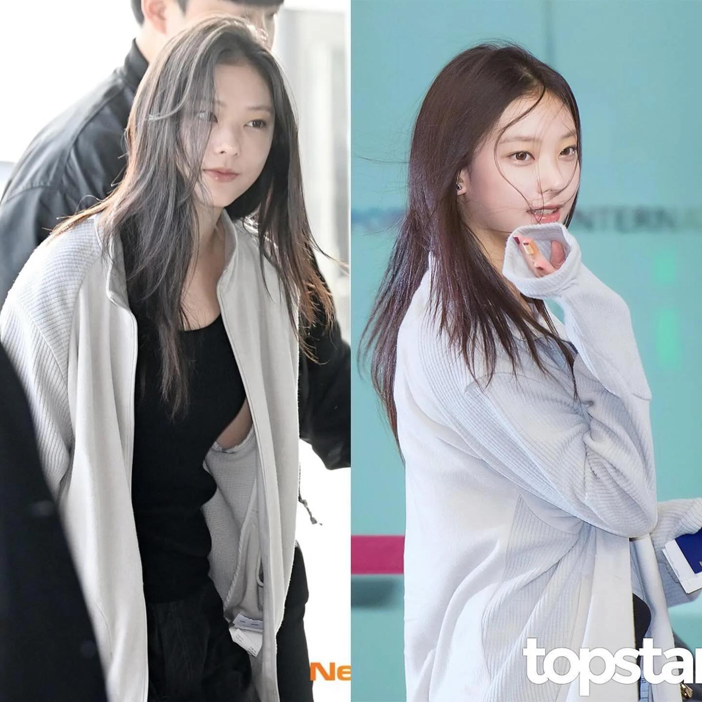 Lisa's casual chic airport look