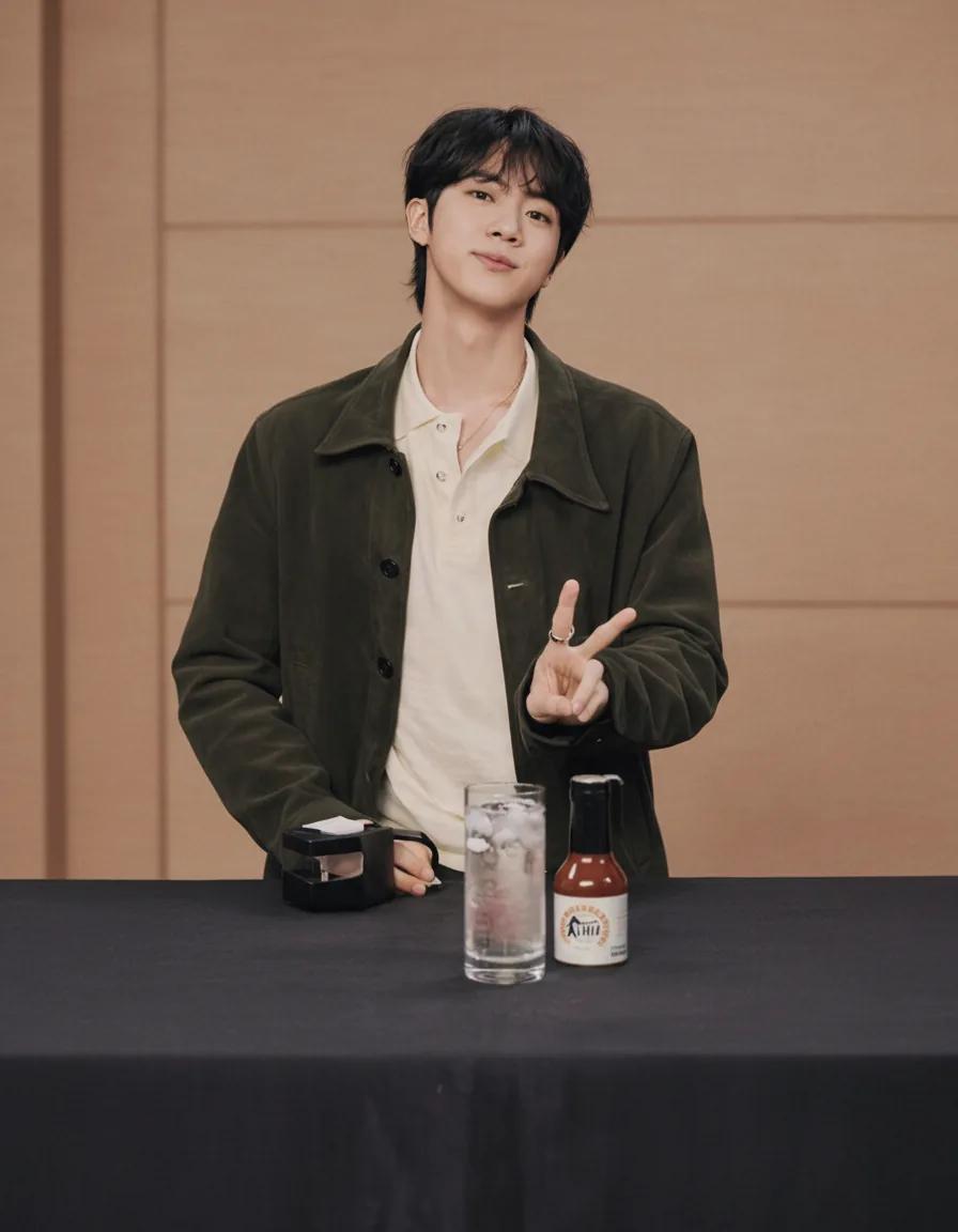 Jin inspired soft relaxed outfit