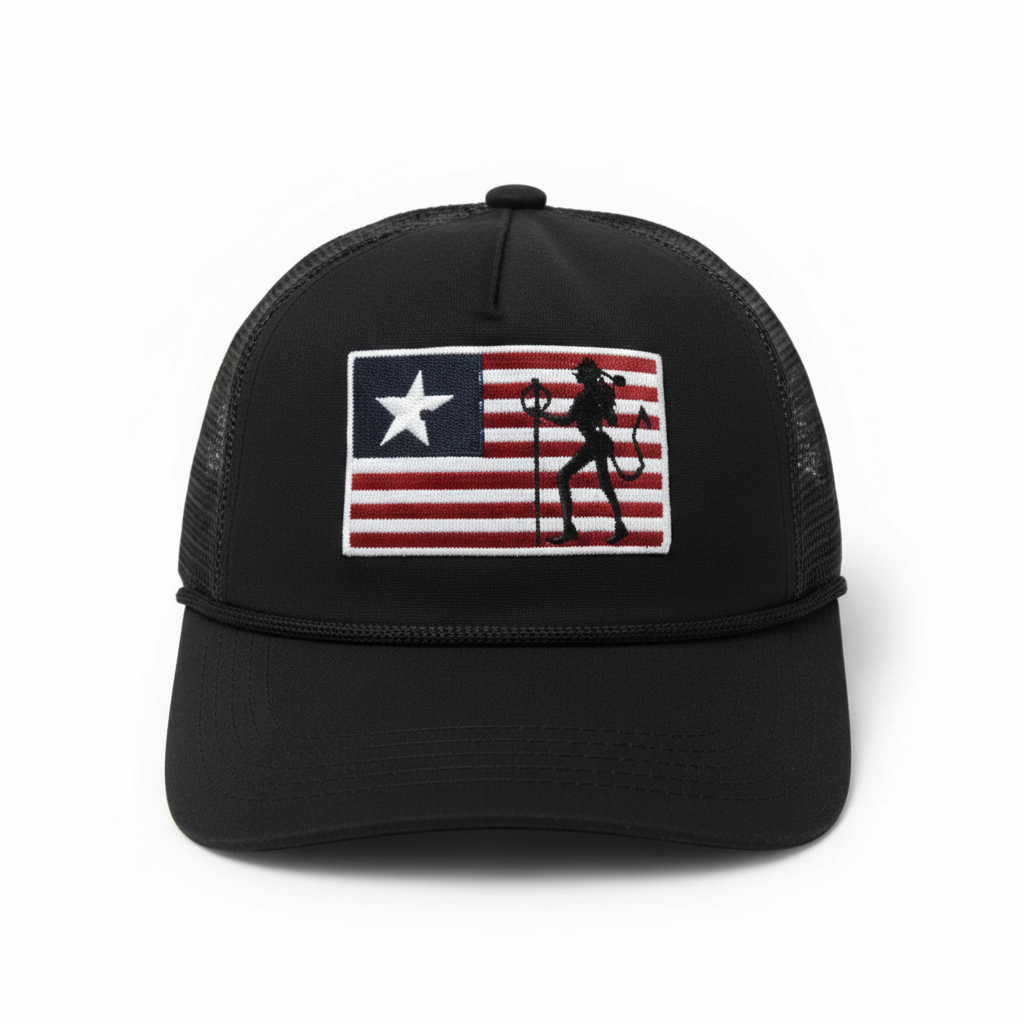 Badlands Flag Trucker Cap Black