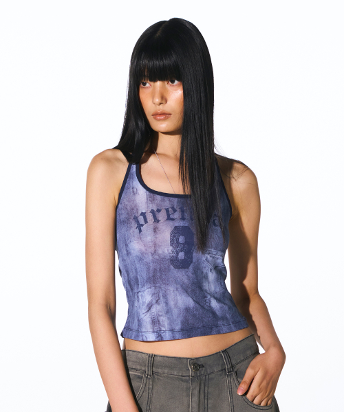 PRENDA Halter Neck Sleeve Less Blue